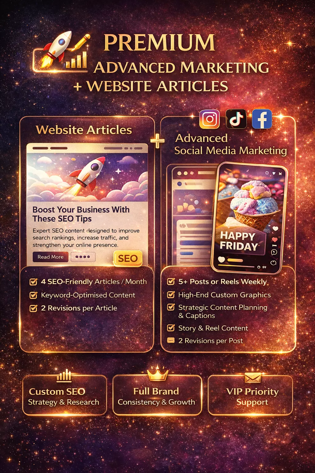 Leaflet Premium Marketing + Website