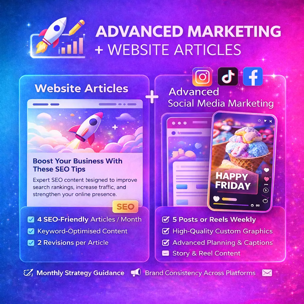 Advanced Marketing + Website Articles